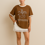 Pistolera & White Lace Skirt Set