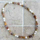Ocean Rocks Beaded Necklace