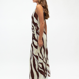 Zara Zebra Maxi Dress