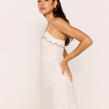 Laurel Scallop Mini Dress