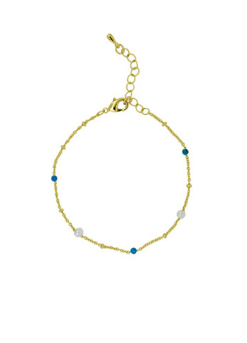 Rosa Bracelet (Gold/Turquoise)