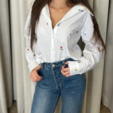 Floral Embroidered Shirt
