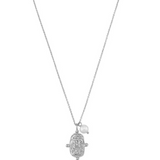 Ellie Pearl Necklace (Silver)