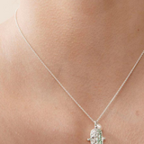 Ellie Pearl Necklace (Silver)