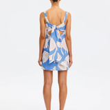 Ilana Mini Dress (Blue Ivory)