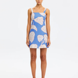 Ilana Mini Dress (Blue Ivory)