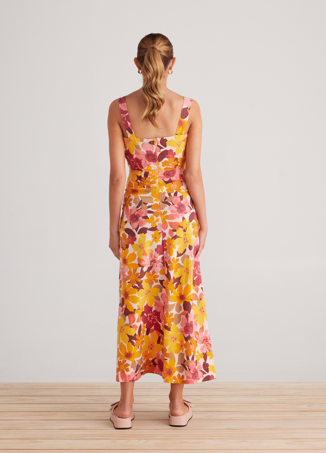 Enya Midi Dress (Bloom)