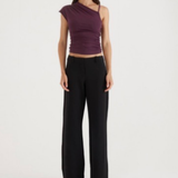 Charlotte Top (Aubergine)