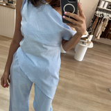 Bree Off The Shoulder Set (Blue)