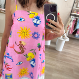 Greek Island Mini Dress