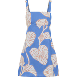 Ilana Mini Dress (Blue Ivory)