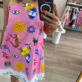 Greek Island Mini Dress