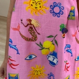 Greek Island Mini Dress