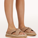 ALBIE (Light Cashew) Platform Slide
