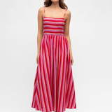 Renata Stripe Midi Dress