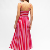 Renata Stripe Midi Dress
