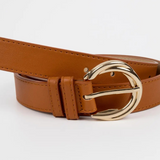 Blois - Multi Interlocking Buckle - Gold / Marmalade -