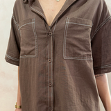 Freya Overstitch Set (brown)