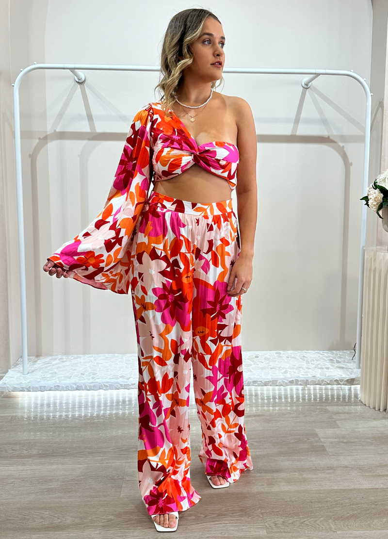 Celeste Top & Pants Set (Floral)