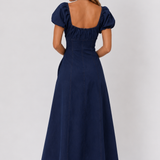 Maddy Indigo Maxi Dress