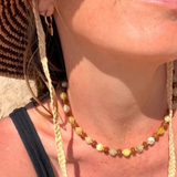 Yellow  Crush Neckace
