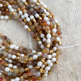 Ocean Rocks Beaded Necklace