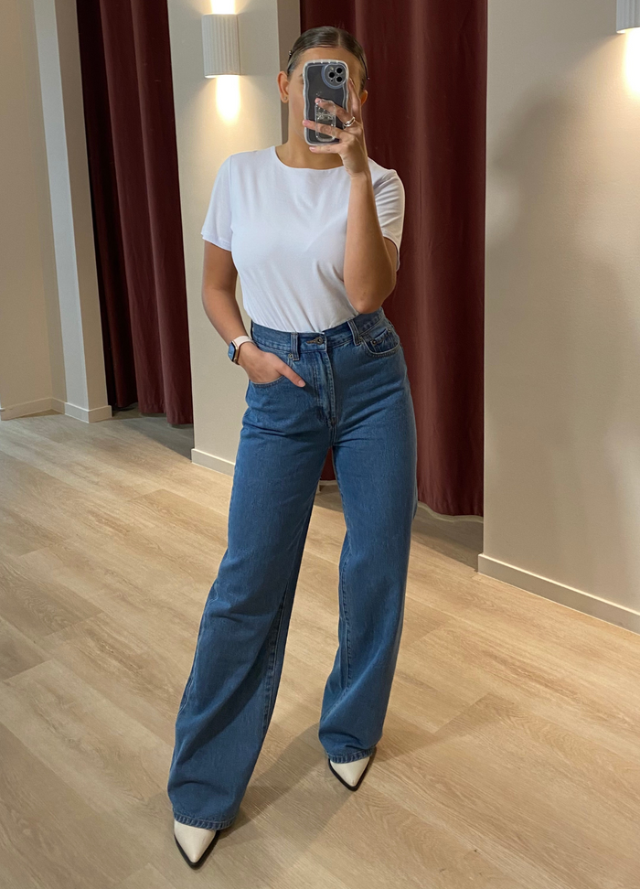 Kodi Wide Leg Denim Jeans