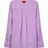 Bisous Stripe Shirt (Violet)