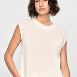 Quincey Knit Tank (Off-White)