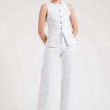 Romy Stretch Denim Jeans (White)