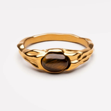 Tiger Eye Ring (Gold)
