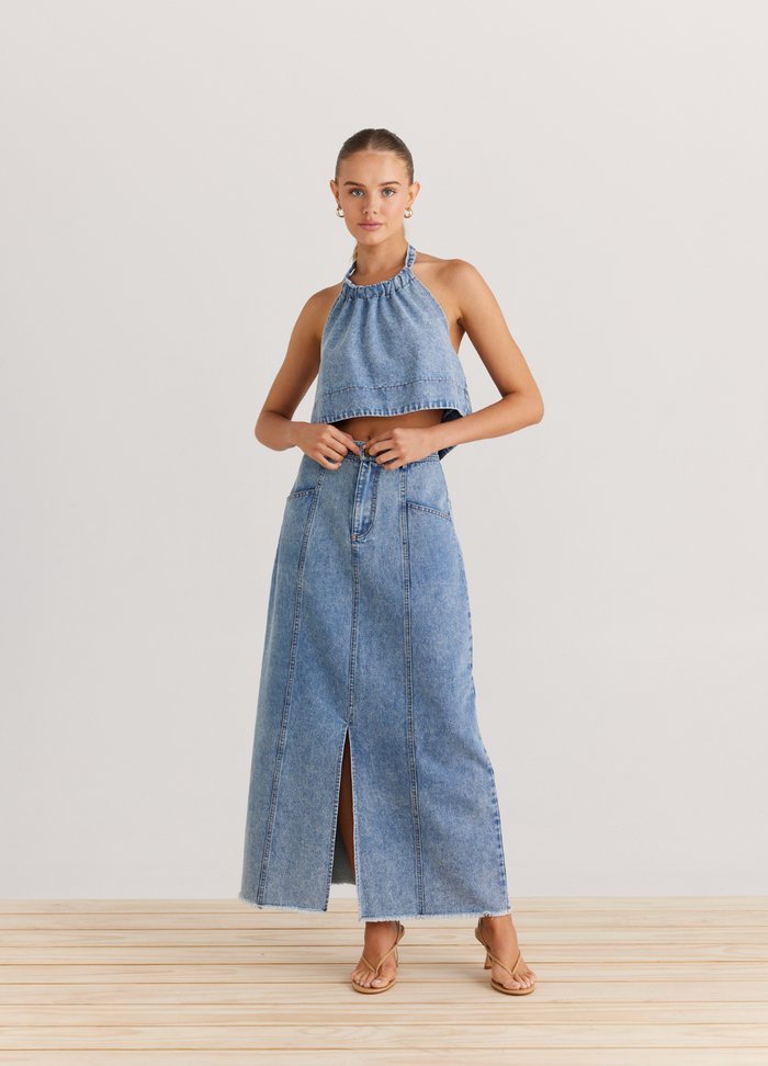 Moment Maxi Skirt (Washed)