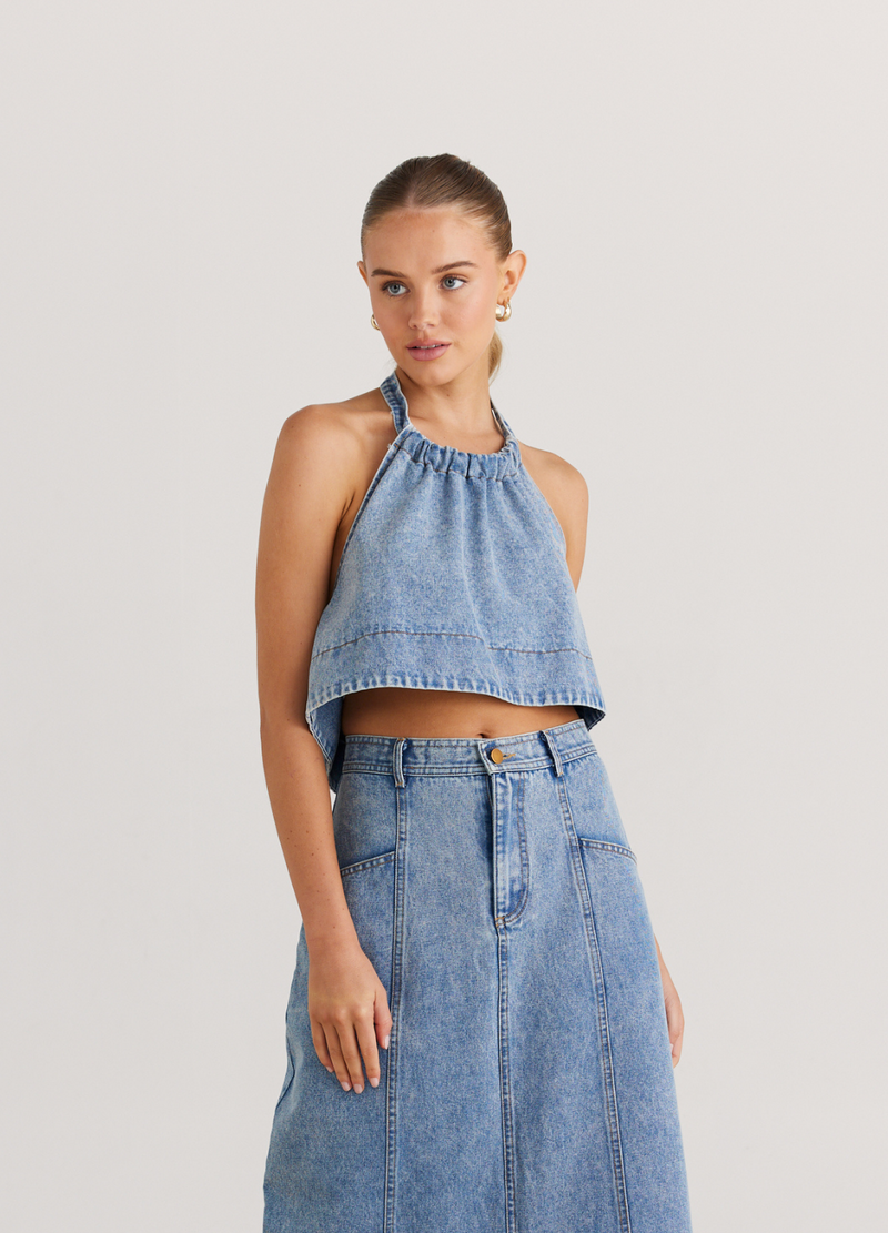 Moment Maxi Skirt (Washed)