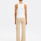 Tallulah Spliced Tank (Ivory/Tan)