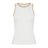 Tallulah Spliced Tank (Ivory/Tan)