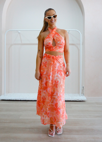 Malibu Top & Skirt Set