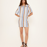 Belmare Knit Tee Dress (Multi Stripe)