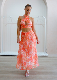 Malibu Top & Skirt Set