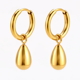 Drop Hoops (Gold)