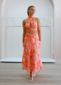 Malibu Top & Skirt Set