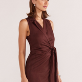 Ellison Wrap  Mini Dress