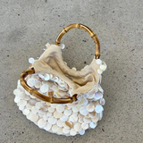 The Amalfi Pearl Bamboo Bag