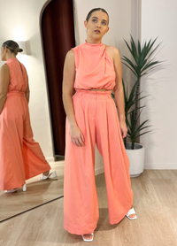 Charli Top and Pant Set (Salmon)