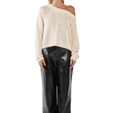 Kiara Asymmetric Knit (Cream)