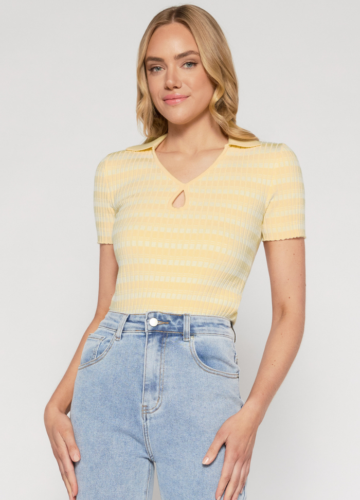 Sylvie Knit Top (Butter)