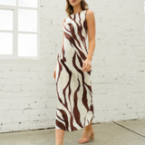 Zara Zebra Maxi Dress