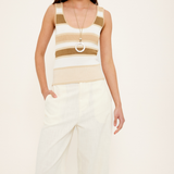 CORTINA STRIPE KNIT TANK