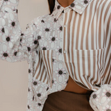 Heron Shirt - Sable Print