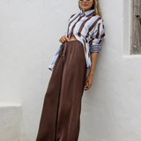 Portofino Luxe Pants Chocolate