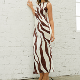 Zara Zebra Maxi Dress